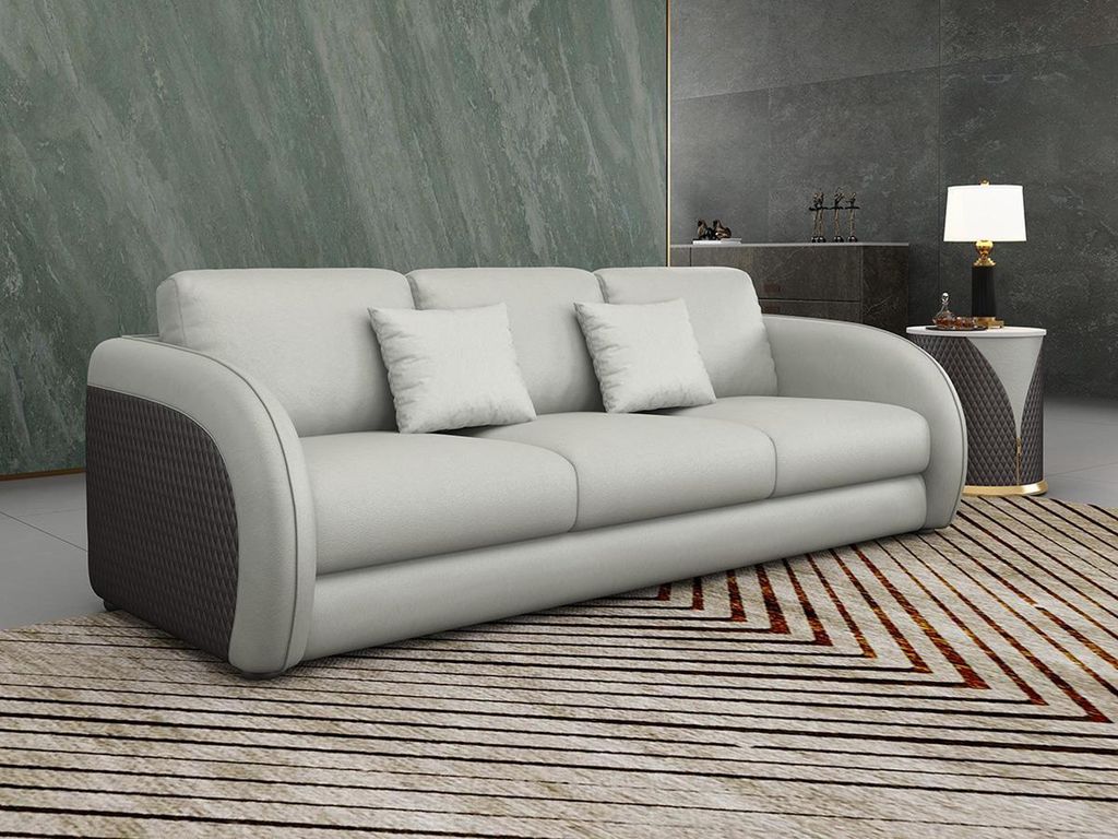 Ledersofa Sofagarnitur Polster Couchen Klassische Wohnzimmer Möbel Sofa 321 Neu