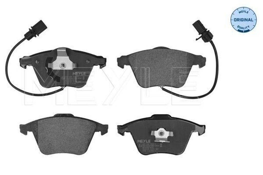 MEYLE 025 239 5020/W Bremsbeläge Vorne für AUDI A6 Avant (4F5, C6) A4 Avant (8ED, B7) A4 Avant (8E5, B6) A6 Limousine (4F2, C6) A4 Limousine (8E2...