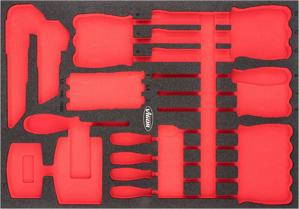 VIGOR Weichschaumeinlage leer V6814-L L x B x H: 563 mm x Produktbild 