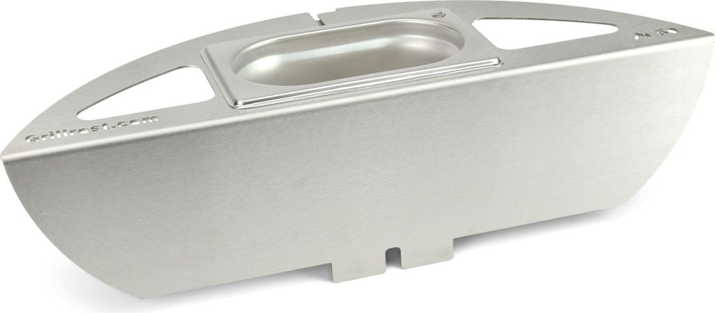 Kugelsmoker für 50cm Rösle Kugelgrills - Mach einen Smoker aus deinem Kugelgrill - Edelstahl -