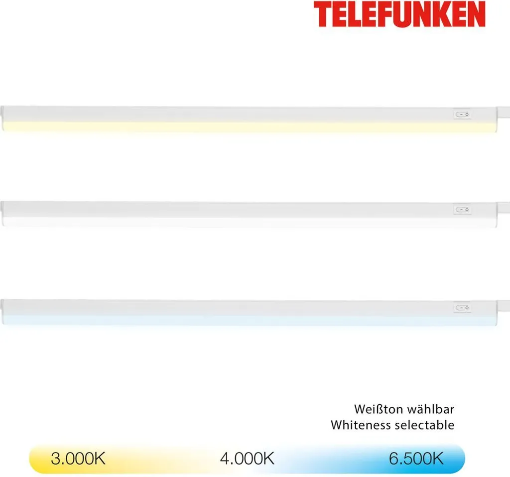 Solution Éclairage Plan de Travail Sombre LED TELEFUNKEN 58,5cm 9W - 5