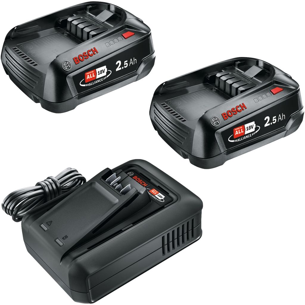 Kit de démarrage 18 V Bosch 2x PBA 18V 6.0Ah Batterie W-C Image du produit 