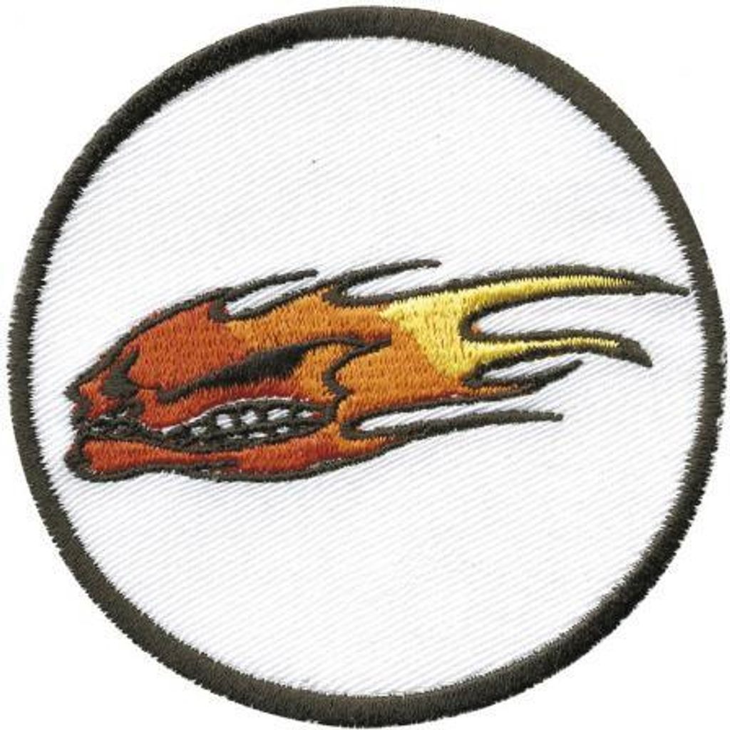 AUFNÄHER - Feuerschweif Flamme - 02057 - Gr. ca. 8cm