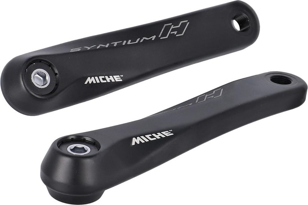 Miche Kurbel-Set Syntium H für E-Bike ISIS komp. 160mm, schwarz, 2-teilig (1 Set)