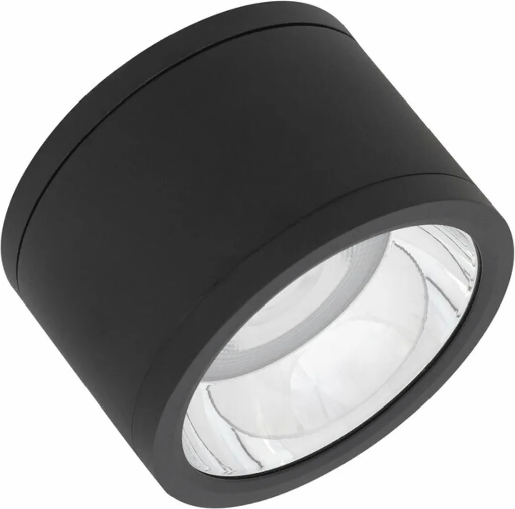 Plafonnier LED Anti-Humidité IP65 30W DN160 Noir : Fini l'Oxydation !