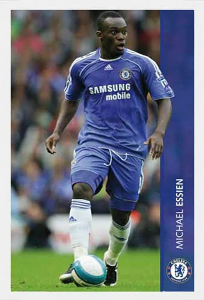 Arredo Casa Chelsea: Poster Michael Essien con Cornice Bianca Shinsuke