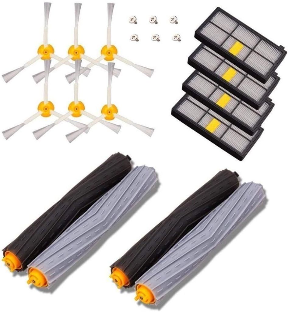 Brush Replacement Kit Spare Parts Compatible with iRobot Roomba Series 800 860 870 880 890 and 900 960 980 - Pack of 14 PCS