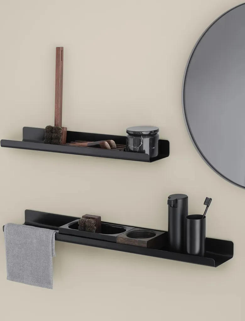 Blomus Modo 66259: Dosatore Sapone Parete Nero Titanio - Lusso Minimal - 3