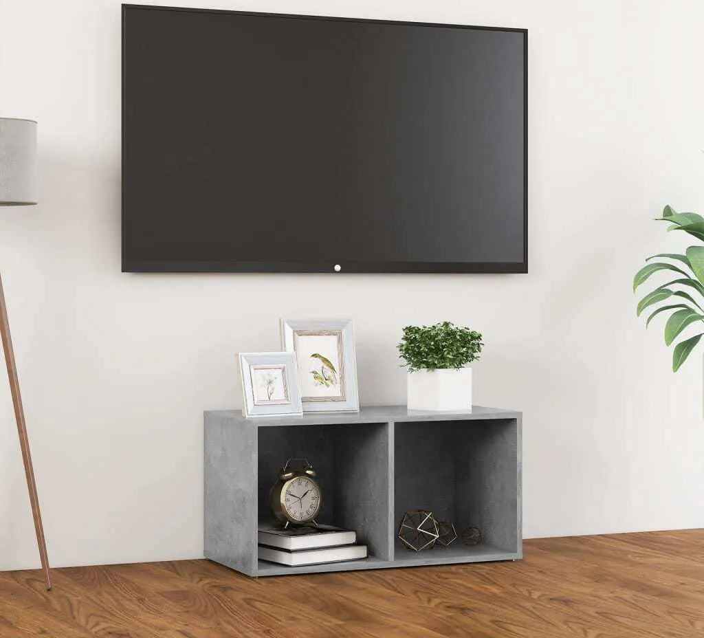 Mobile TV Industrial 72cm Maison Exclusive - Grigio Cemento Materico