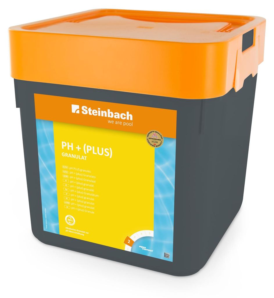 Steinbach Poolpflege pH + (Plus) Granulat, 5 kg, Produktbild 