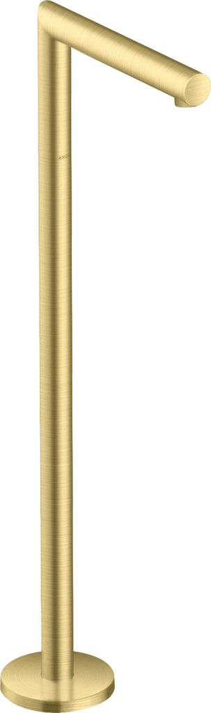 Wanneneinlauf AXOR UNO bodenstehend, gerade brushed brass brushed brass