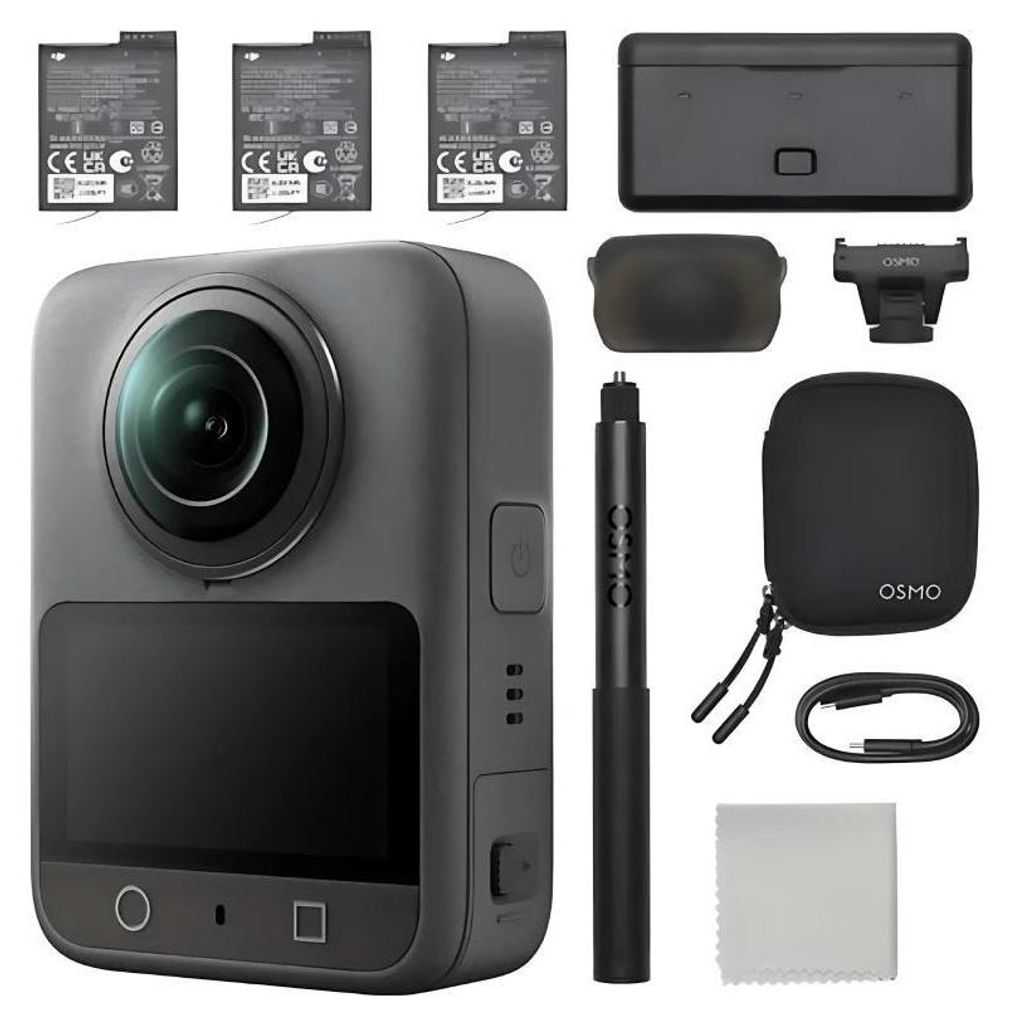 DJI Osmo 360, 8K Ultra HD, CMOS, 120 MP, 240 fps, Wi-Fi, Zdjęcie produktu 