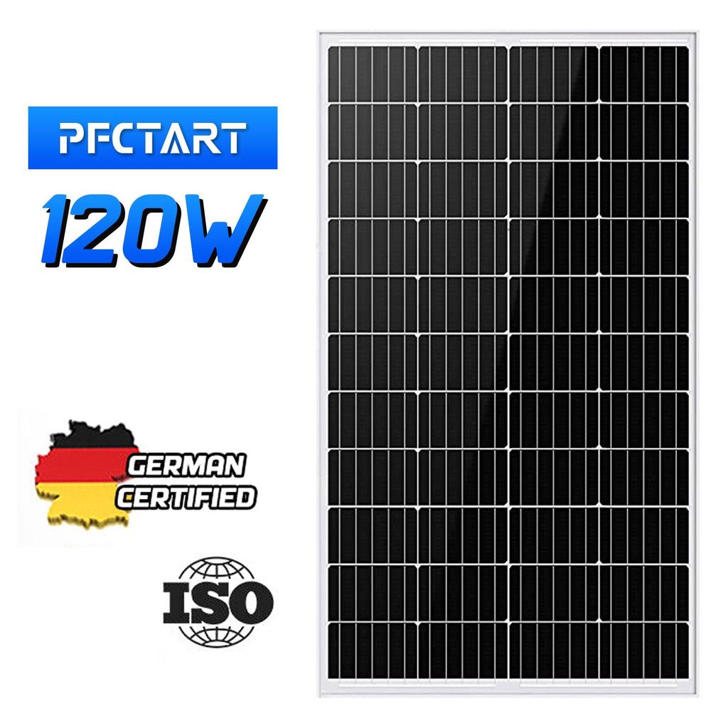 120W 12V solární panel solární modul PV solární článek mono Obrázek produktu 