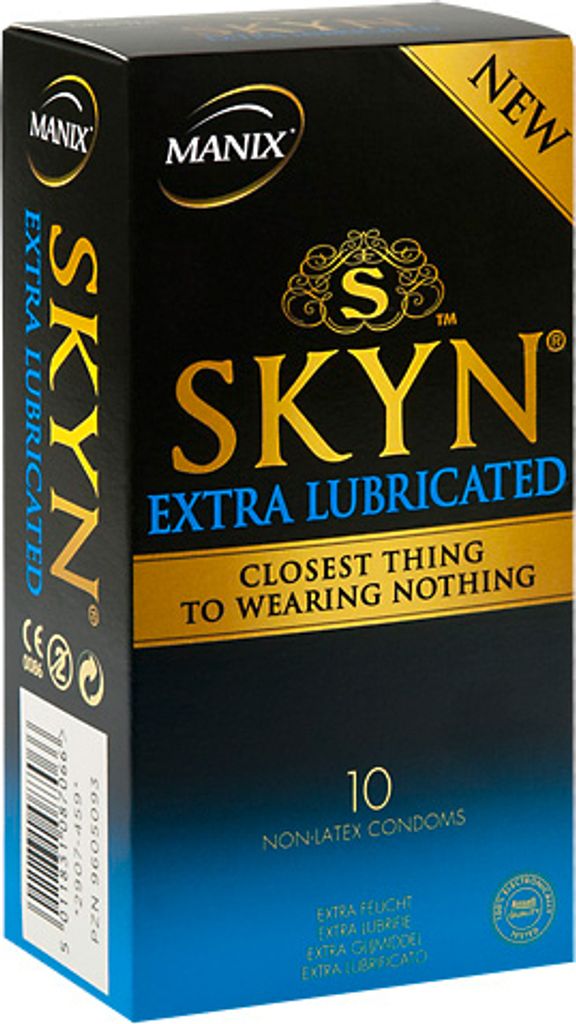 Manix SKYN Extra Lube, Pánský kondom, Hladké, Průhledná, Obrázek produktu 