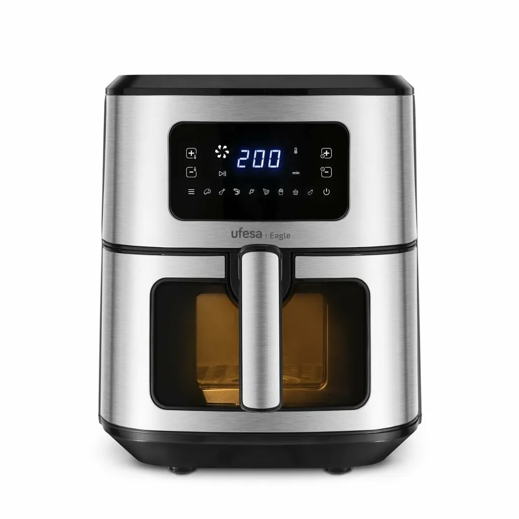 Ufesa 72805690 Air Fryer Eagle 6.5L Acciaio Inox e Nero Touch