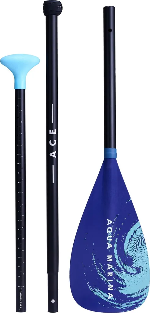 Pagaie Enfant 587g Aqua Marina ACE en Aluminium 3 Pièces Haute Résistance