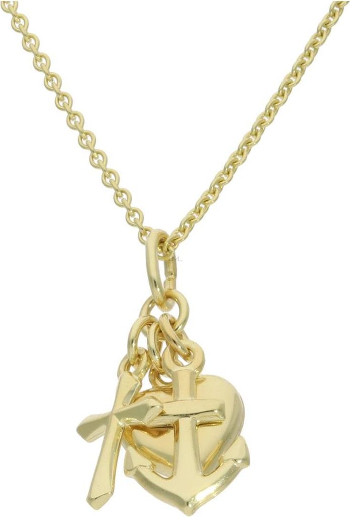 Kettenanhänger Gold 333, Anker, Herz, Kreuz JL14-02-0440 Produktbild 