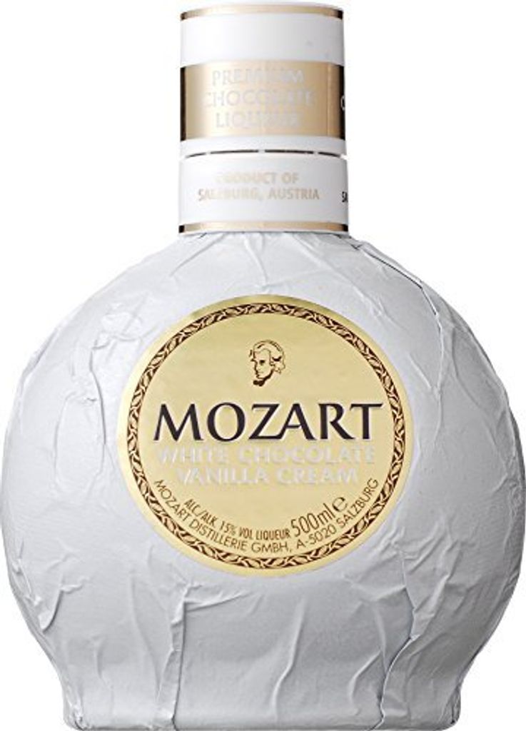 Mozart White Chocolate Vanilla Cream Schokoladenlikör (1 x Obrázek produktu 