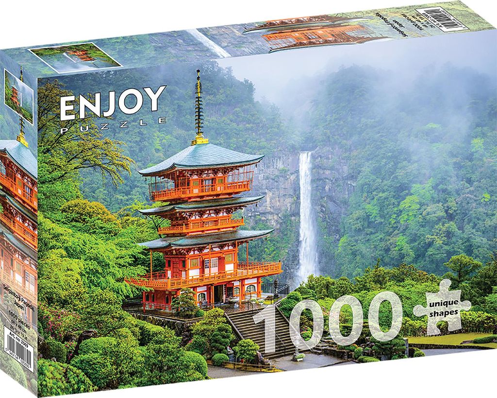 Puzzle 1000 dílů Enjoy – Seiganto-ji Pagoda, Japonsko Obrázek produktu 