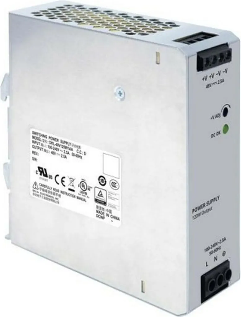 Alimentation Rail DIN 48V 120W - Dahua DRL-48V120W1AA Compacte 2.5A