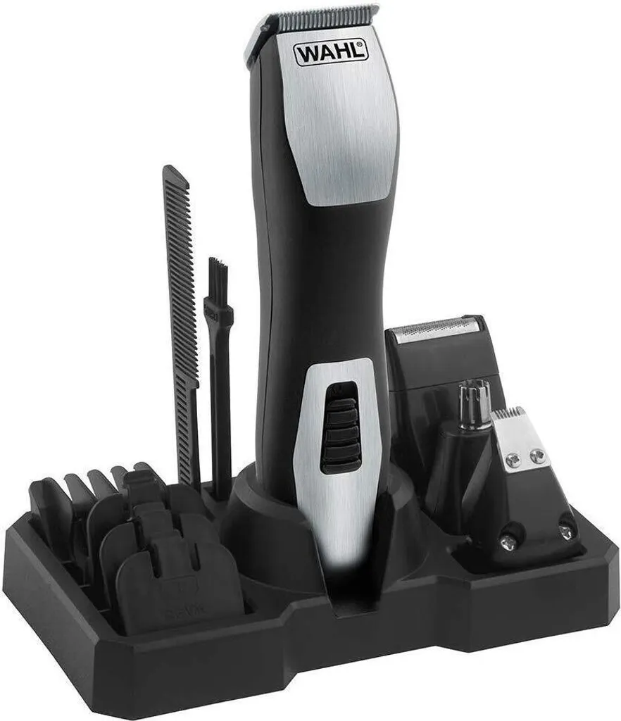Wahl GroomsMan Pro Black Stainless Steel - Multifunzione 4-in-1