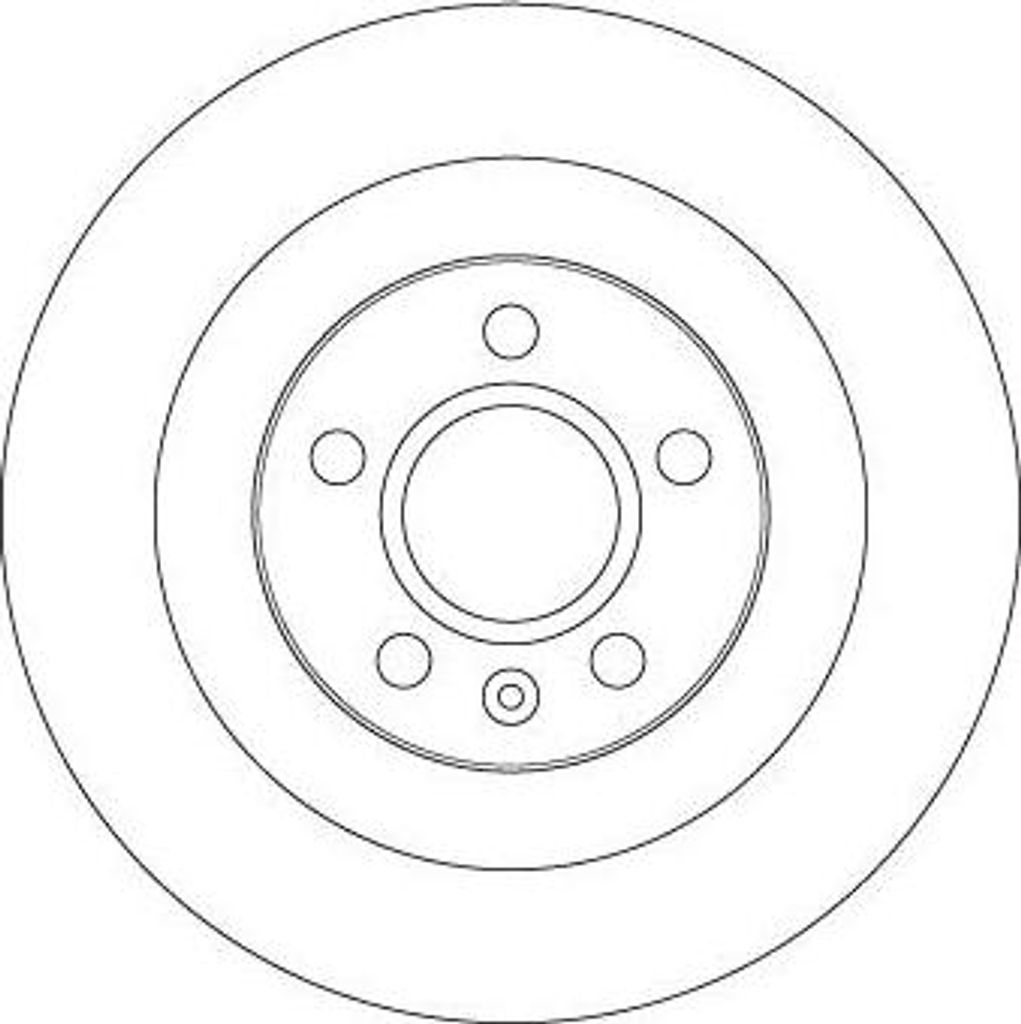 TRW DF6970 Bremsscheibe OE 31471477 kompatibel mit XC40