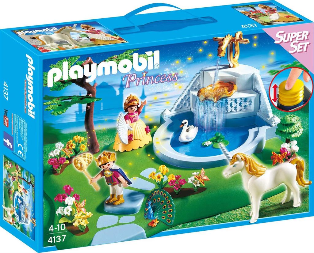 PLAYMOBIL 4137 SuperSet Parc du château de conte de fées Image du produit 