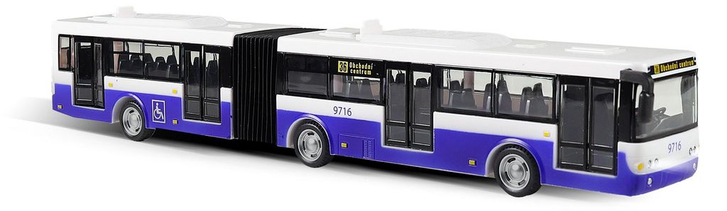 Der Bus meldet Haltestellen in tschechischer Sprache, 36 cm Produktbild 