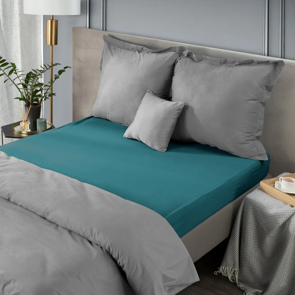 Eurofirany Lenzuolo Sotto Turchese 180x200 | Comfort Skin-Friendly Online - 6