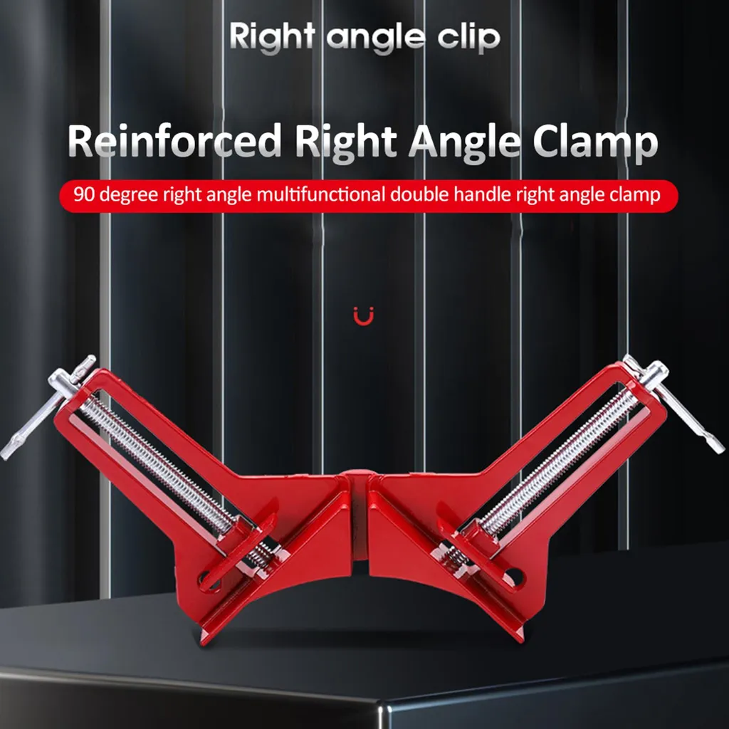 Serre-joint à angle droit renforcé en aluminium - Fixation rapide 90° - 3