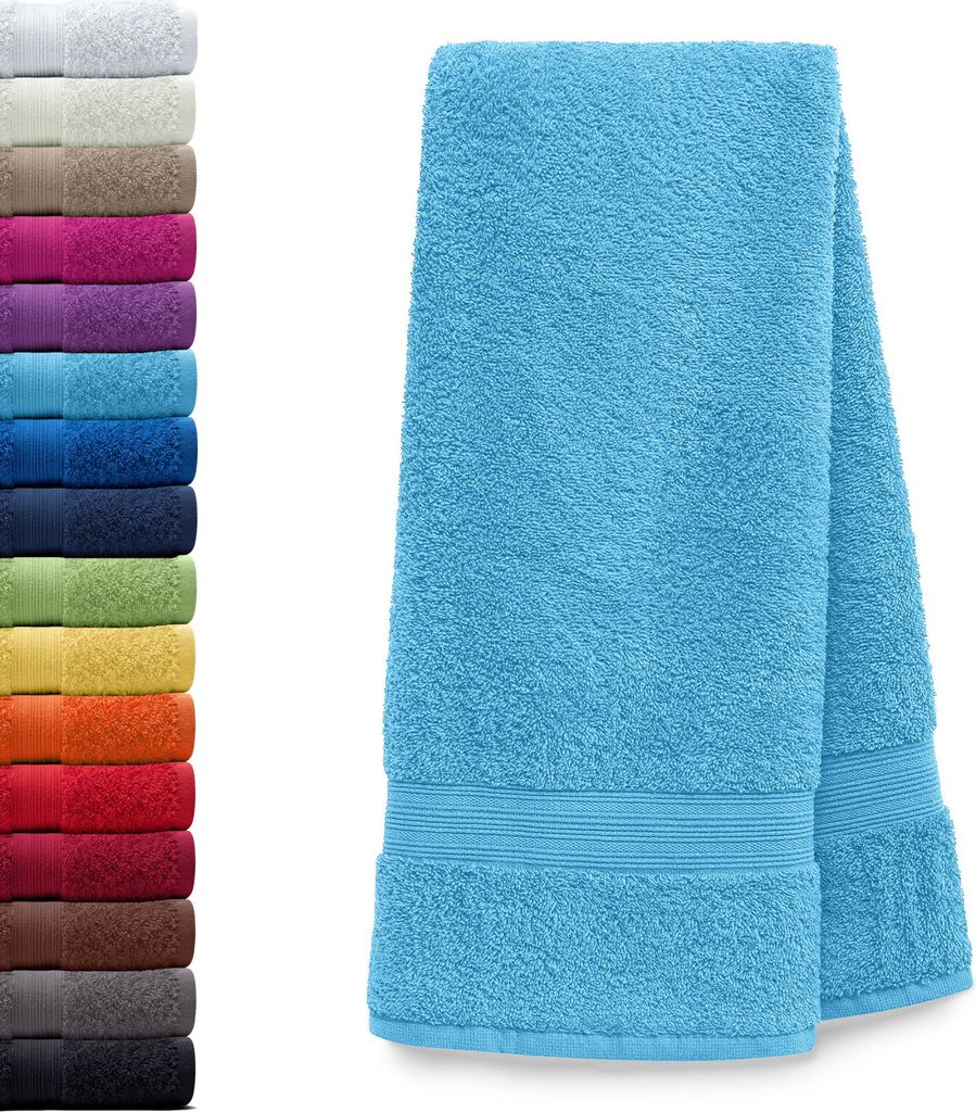 AR Line ARIZONA Handtuch-Serie – 500 g/m² Frottier in 9 Größen verfügbar, Größe: Saunatuch 70x200 cm, Farbe: Türkis