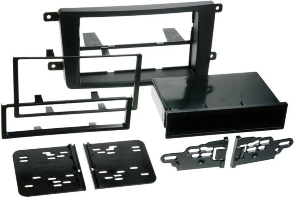 Support Autoradio 2-DIN pour Mazda CX-9 2007-2009 avec Rangement Noir