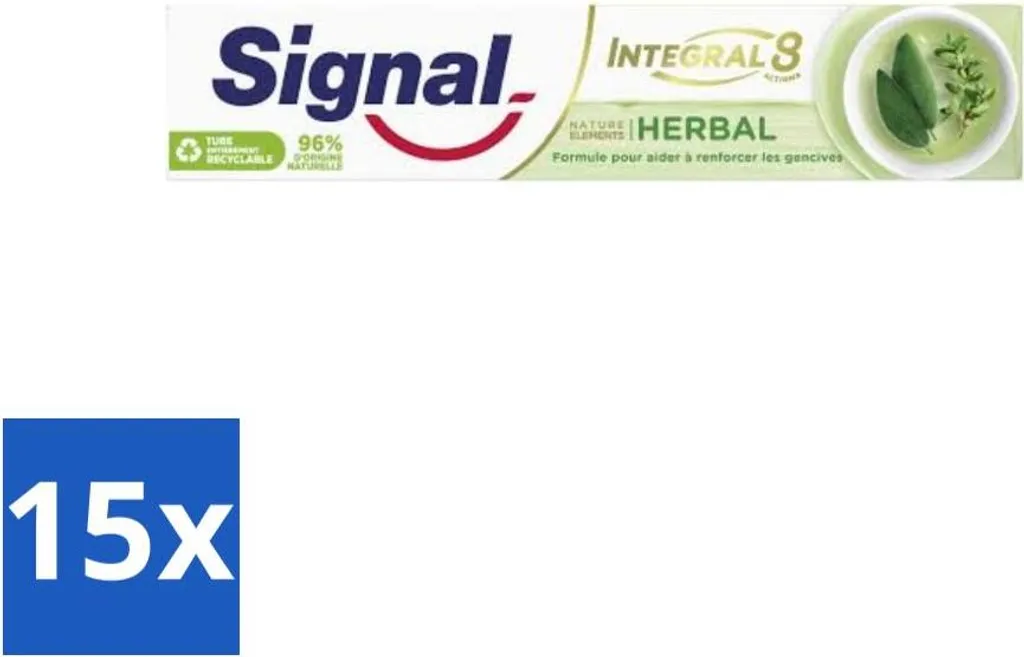 OFFERTA SHOCK: Signal Integral 8 Erbe 15 Pezzi - Prezzo Stock