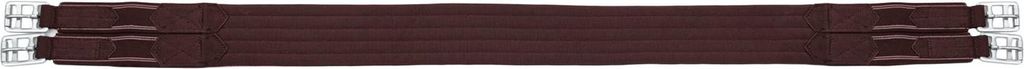 Shires - Sattelgurt, Elastisch ER418 (111,76 cm) (Braun)