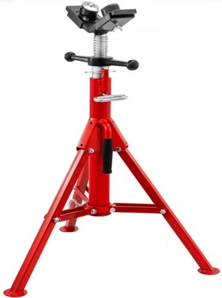 Cavalletto di montaggio - Cavalletto per martinetto - Altezza regolabile 71-131 cm - Gambe pieghevoli - Resistente