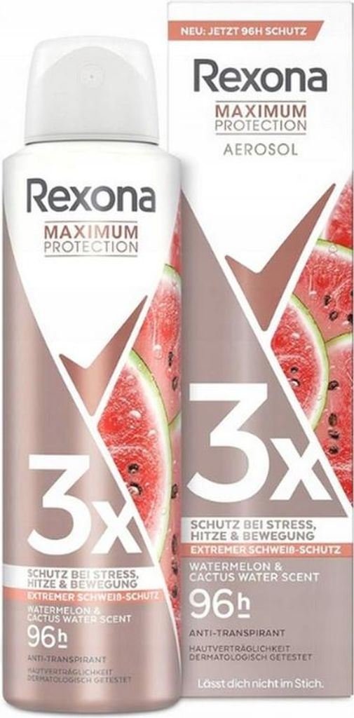 Rexona | Antitranspirant Spray - 150ml - 96h Starker Schutz - Antibakteriell & Wirksam gegen Gerüche - Maximum Protection