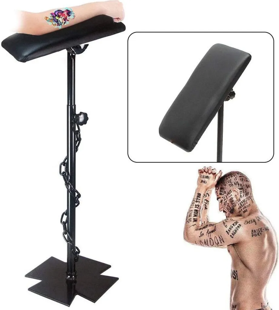 Repose-jambes Tatouage Pliable Support Bras Professionnel Réglable