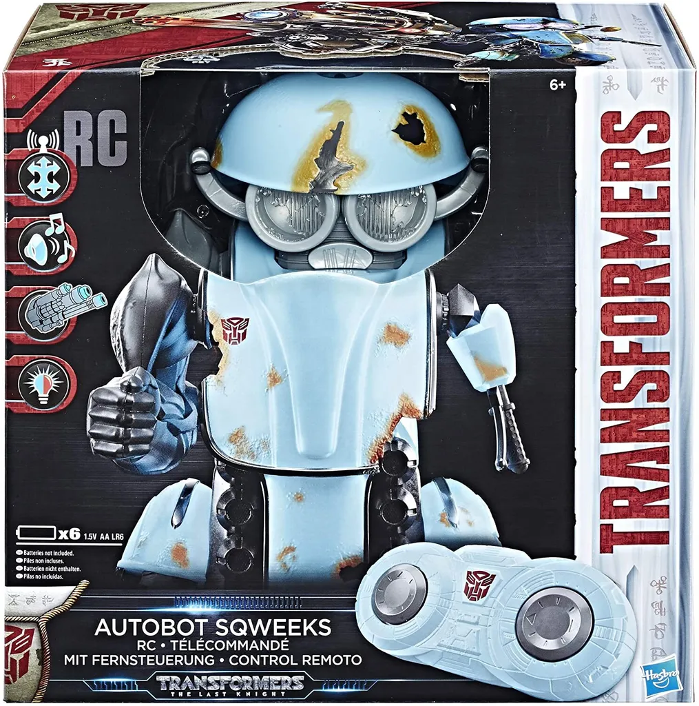 Transformers Movie 5 Sqweeks RC C0935EU4 : Robot Télécommandé Hasbro