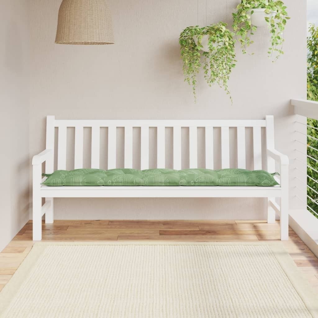 Gartenbank-Auflage Blattmuster 180x50x7 cm Oxford-Gewebe , Klassische Sofas Design 2024