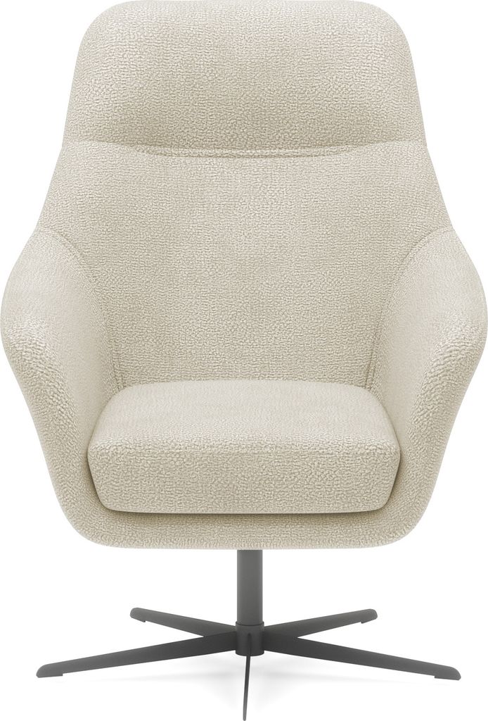 Relax Collection Drehstuhl CUBO – Komfortabler Sessel Drehfunktion Modernes Design Drehfunktion Perfekt für Büro Wohnzimmer und Relaxzonen 76x9...