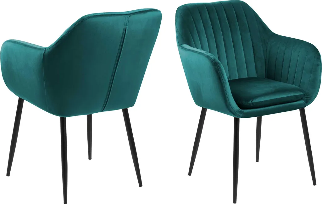 Chaise stable et ergonomique contre le mal de dos - Tissu Vert Bouteille
