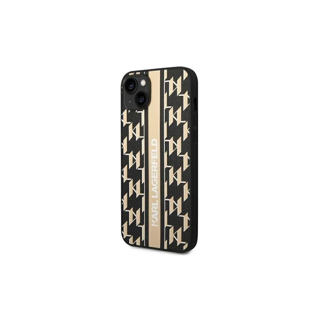 Cover iPhone 14/15 Karl Lagerfeld Brown Monogram - Must-Have 2024