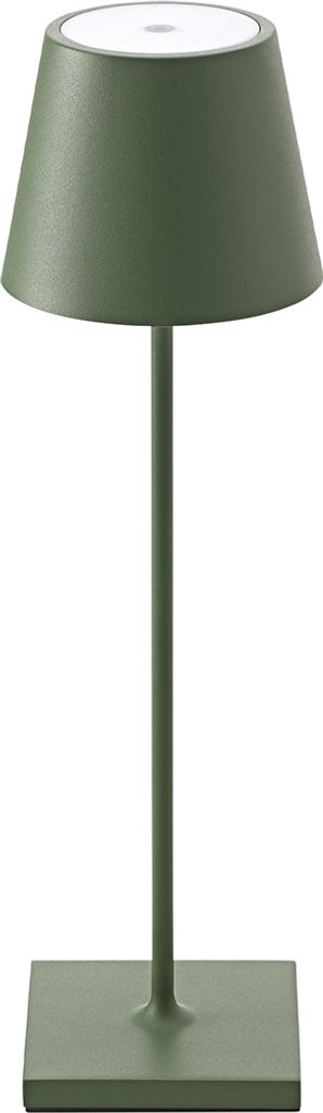 Sigor Akku-Tischleuchte Nuindie 380mm Tannengrün