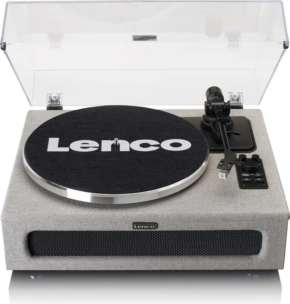 Platine Vinyle Salon Lenco LS-440GY - Musique Analogique et Déco Grise