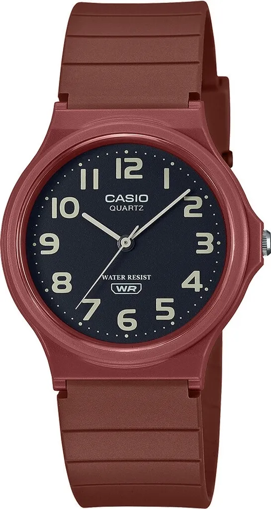 Montre Analogique Casio MQ-24UC-4BDF Unisexe en Résine Rose avec son Écrin