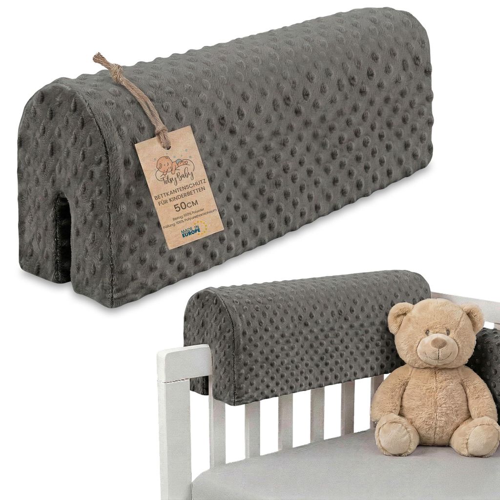 Protège-bordure pour lit de bébé Minky, 50 cm - Protection Image du produit 