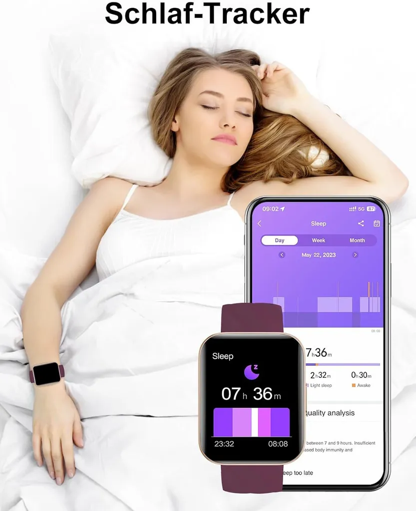 Smartwatch Elegante con Chiamate e Fitness Tracker - Donna e Uomo - 8