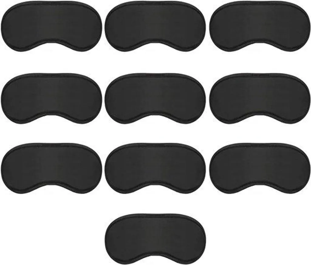 Masque de sommeil voyage lot de 10 pour dormir en avion et train