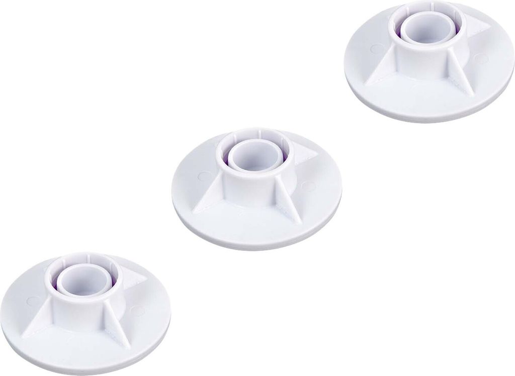 Bestway Ersatzteil-Set Standfuß (weiß / 3 Stk.) für Steel Pro UV Careful Pool 244 x 51 cm
