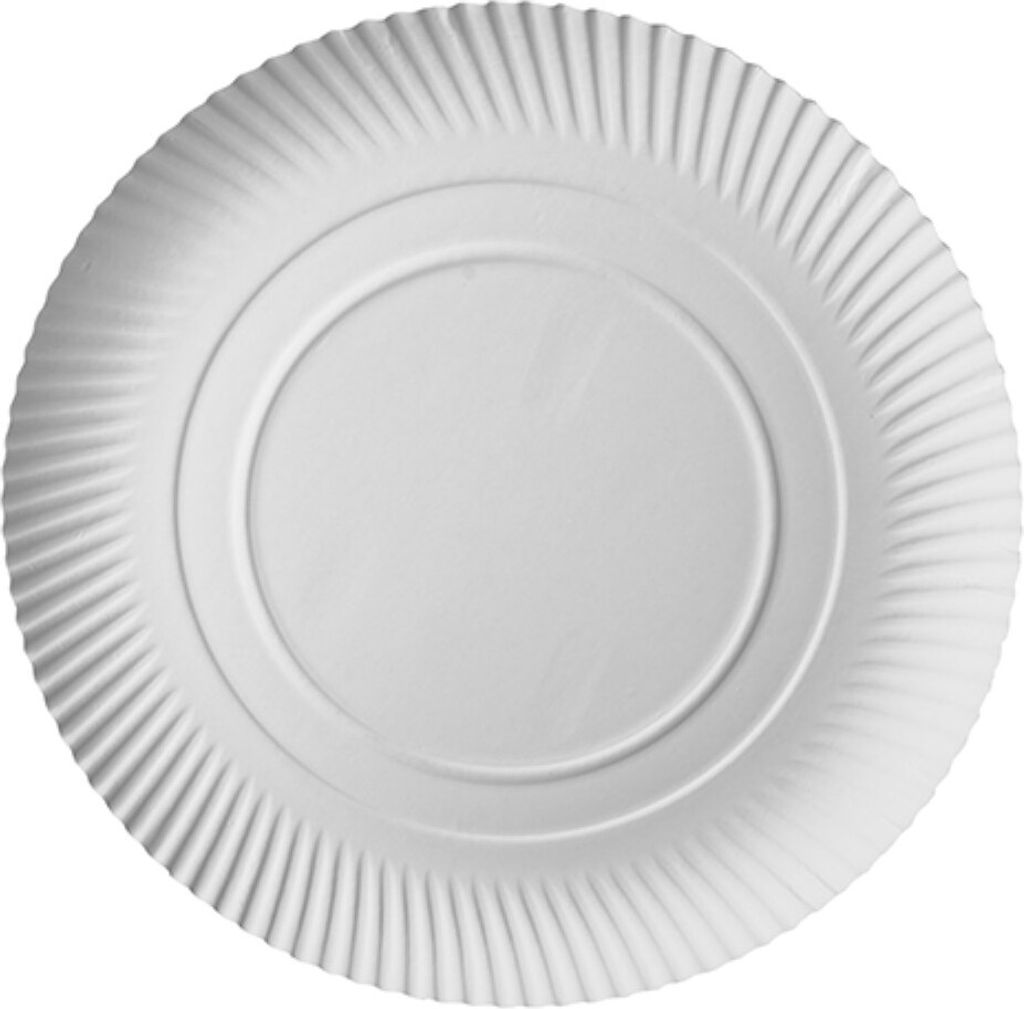 Papstar runde Pappteller weiss Durchmesser 34 cm 100 Stück